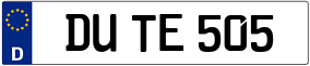 Truck License Plate